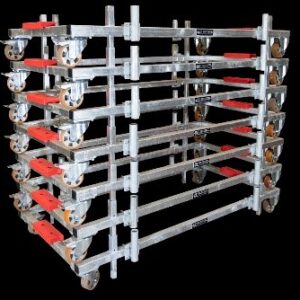 Verrijdbare bootbok Stapelbaar (Tot 2700 kg 2.40 meter x 1.20 meter)